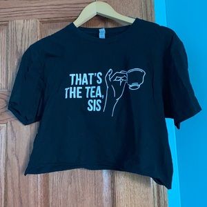 Cropped Graphic T-Shirt